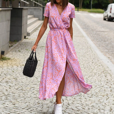 Arna - kleid mit blumendruck frühjahr/sommer