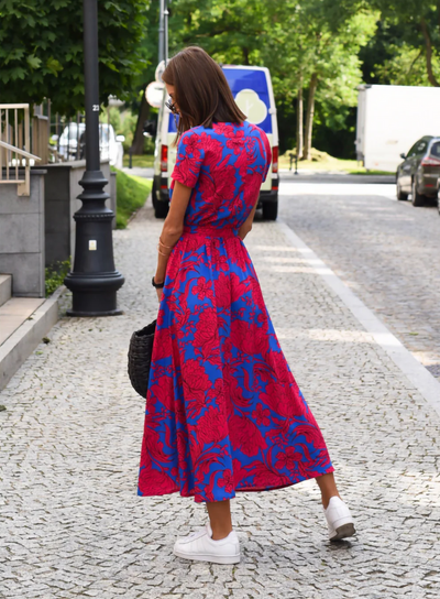 Arna - kleid mit blumendruck frühjahr/sommer
