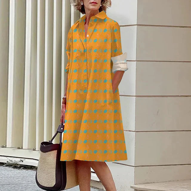 Fudus | Atmungsaktives Bedrucktes Shirtkleid