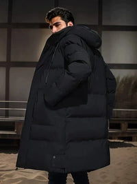 ALFRED – Warmer, wasserdichter Wintermantel in Schwarz