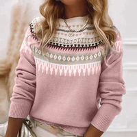 SELENE – Strickjacke für mühelosen Winterstil in Rosa