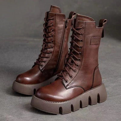 Hesrie | Damenstiefel mit dicker Sohle