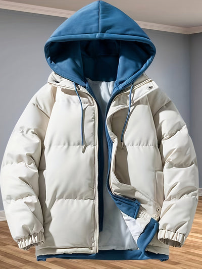 Lässige 2-in-1 Verdickte Thermo Winterjacke für Herren | Ideal für den Winter