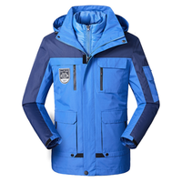 ESSENTIAL GESTEPPTE DOPPELJACKE - VEIL in Blau