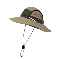 Faltbarer Outdoor-Sonnenhut mit UV-Schutz UPF 50+ in Khaki