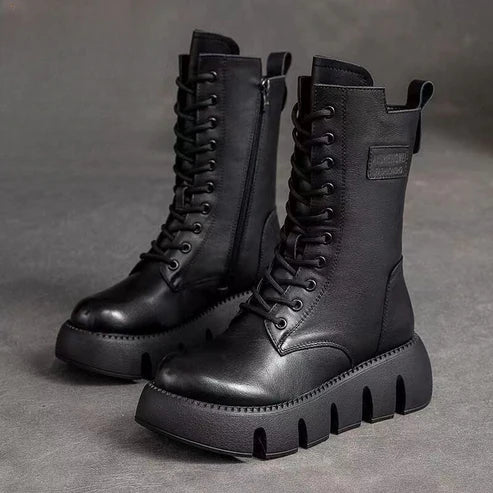 Hesrie | Damenstiefel mit dicker Sohle
