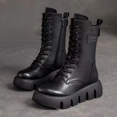 Hesrie | Damenstiefel mit dicker Sohle