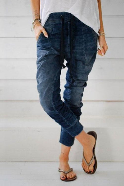 Harmonie | Denim Jogginghose – Bequemer Stretchstoff