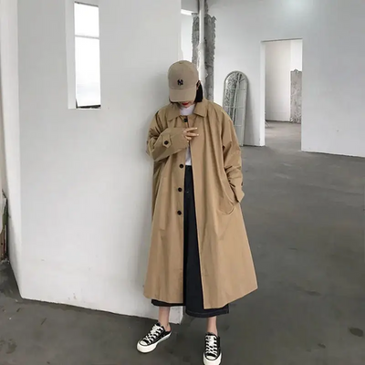 Stylischer Oversized Trenchcoat für Damen | Ideal für den Winter