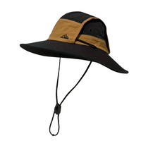 Faltbarer Outdoor-Sonnenhut mit UV-Schutz UPF 50+ in Schwarz
