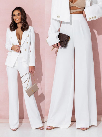 Fudus | Damen Elegantes Blazer Satz | Sommer