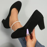 Alina | Damen Pumps Stilvoll Modern Elegant Chic Business Zeitlos in Schwarz