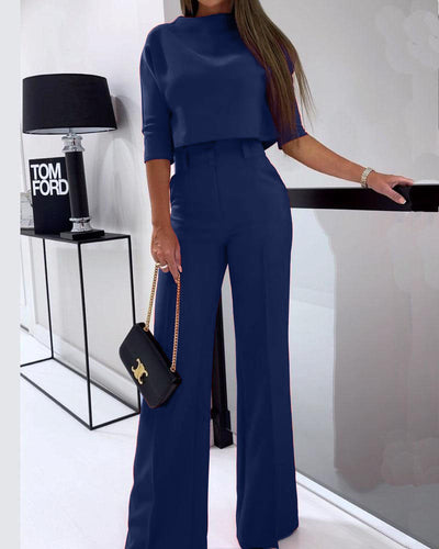 Fudus | Elegantes Freizeit Satz (oberteil + Hose)