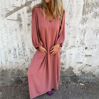 Delilah - Maxikleid in Pink