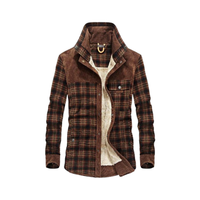 WODEN - Jacke aus dickem Flanell für Männer in Braun