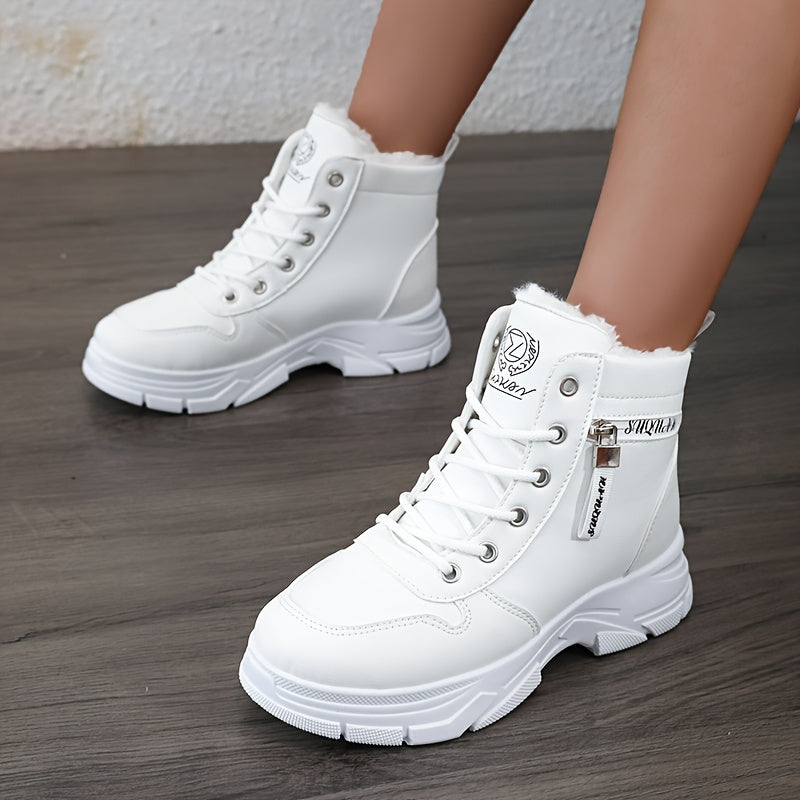 Sandra - Modische Festliche Winter-Sneakern für Damen