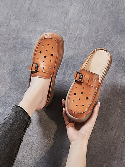 Hestery | Rückenfreie Mules Flats für Frauen