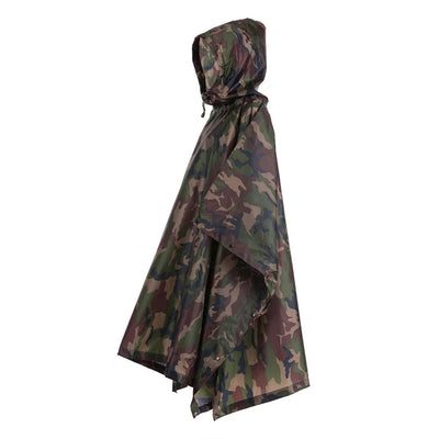 Wasserdichte Leichte Atmungsaktive Regenjacke Poncho für Unisex | Ideal für den Winter