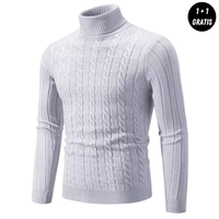 Eleganter Herbstpullover für herren - KENDRICK in Weiß