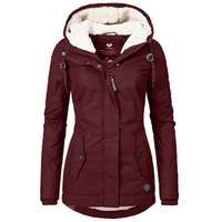 Dalila -  Elegante Winterjacke für Damen in Rot