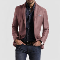 George - Stilvoller Herrenblazer mit Zweiknopfverschluss in Rosa