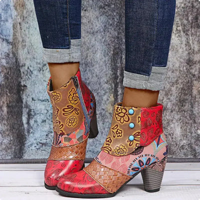 Eleonora | Stilvolle wasserdichte Retro-Stiefel