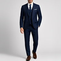 Juliane - Eleganter dreiteiliger Herrenanzug in Marineblau