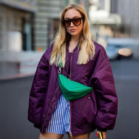 Vanessa - Komfortable Oversize-Jacke in Lila