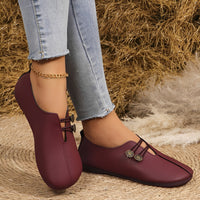 Bathilde - Komfortable Damenschuhe in Rot