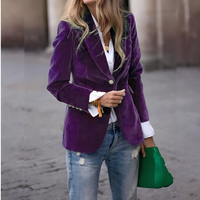 Lyliane - Bequeme Damenjacke mit Knöpfen in Violett
