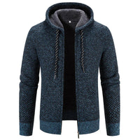 Alarik - Strickjacke für Männer in Blau