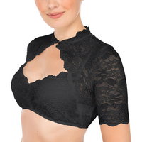 Daniella - Traditionelle Dirndl-Blusen in Schwarz