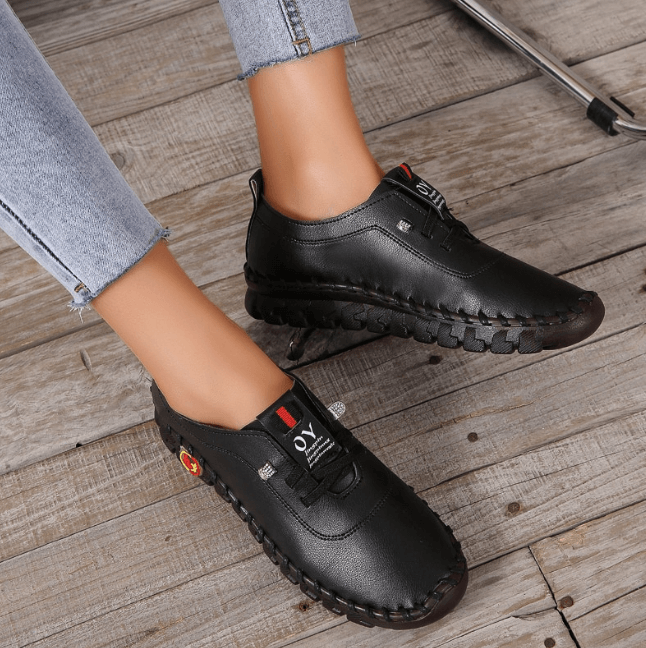 Damen Slip-on Schuhe mit Schnürung