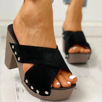 Lisa-Marie | Sandalen mit klobigem Absatz