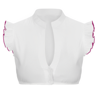 Sharla - Elegante Bluse für das Oktoberfest in Rot