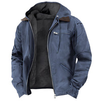 Adrian - Warme und strapazierfähige Jacke in Blau