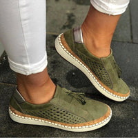 Pia | Bequeme Slip-on-Sneaker in Grün