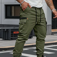 Mika | Cargo Stretch Jogger Hose in Grün