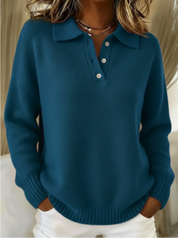 Hayden Nova™ | Weicher Strick-Polo in Blau
