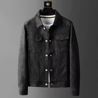 Kilyan – Teigdrehmuster jacke für Komfort und Stil in Dunkelgrau