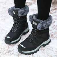 Rainer - Wasserdichte Winterstiefel für Damen in Schwarz