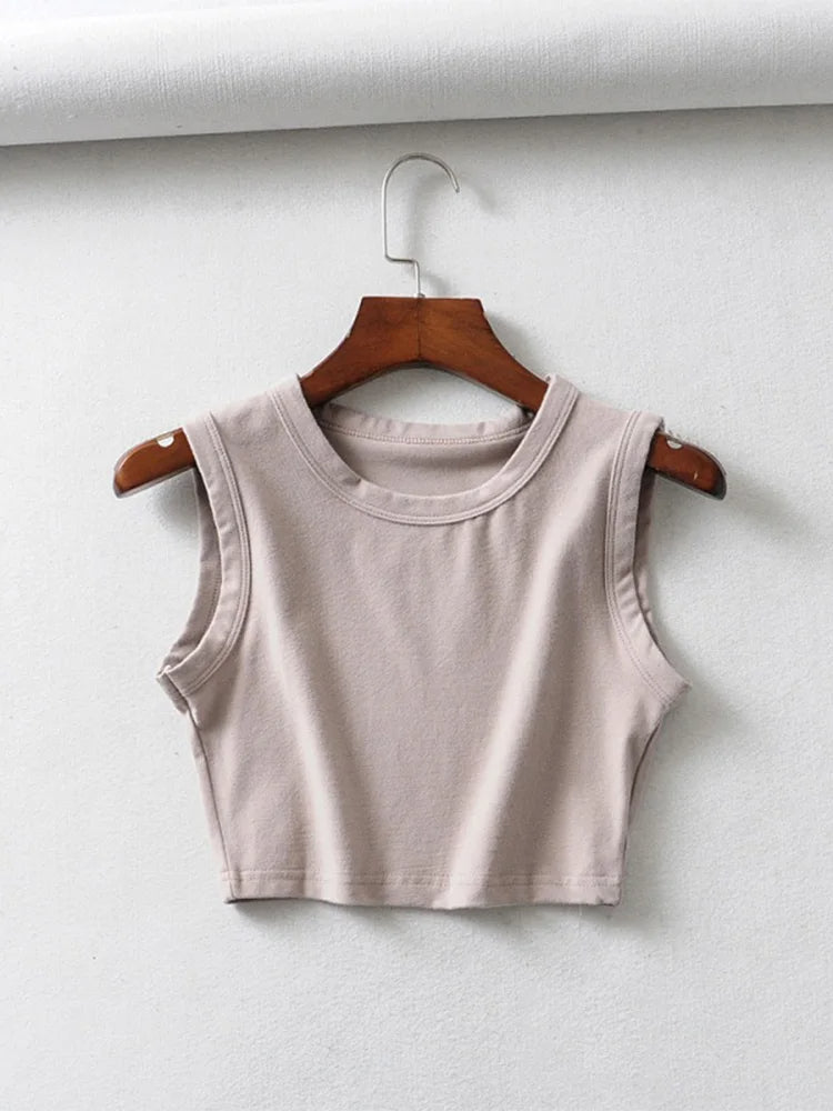 Tank Crop Top ärmellos
