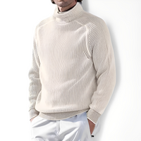 Jarrett - Pullover mit Kragen in Beige