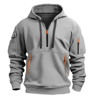 Nils | Stylischer Hoodie in Hellgrau