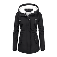 Hilary - Schicke und bequeme Kapuzenjacke in Schwarz
