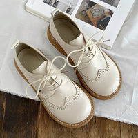 Vanessa - Klassische Oxford-Schuhe für Damen in Weiß