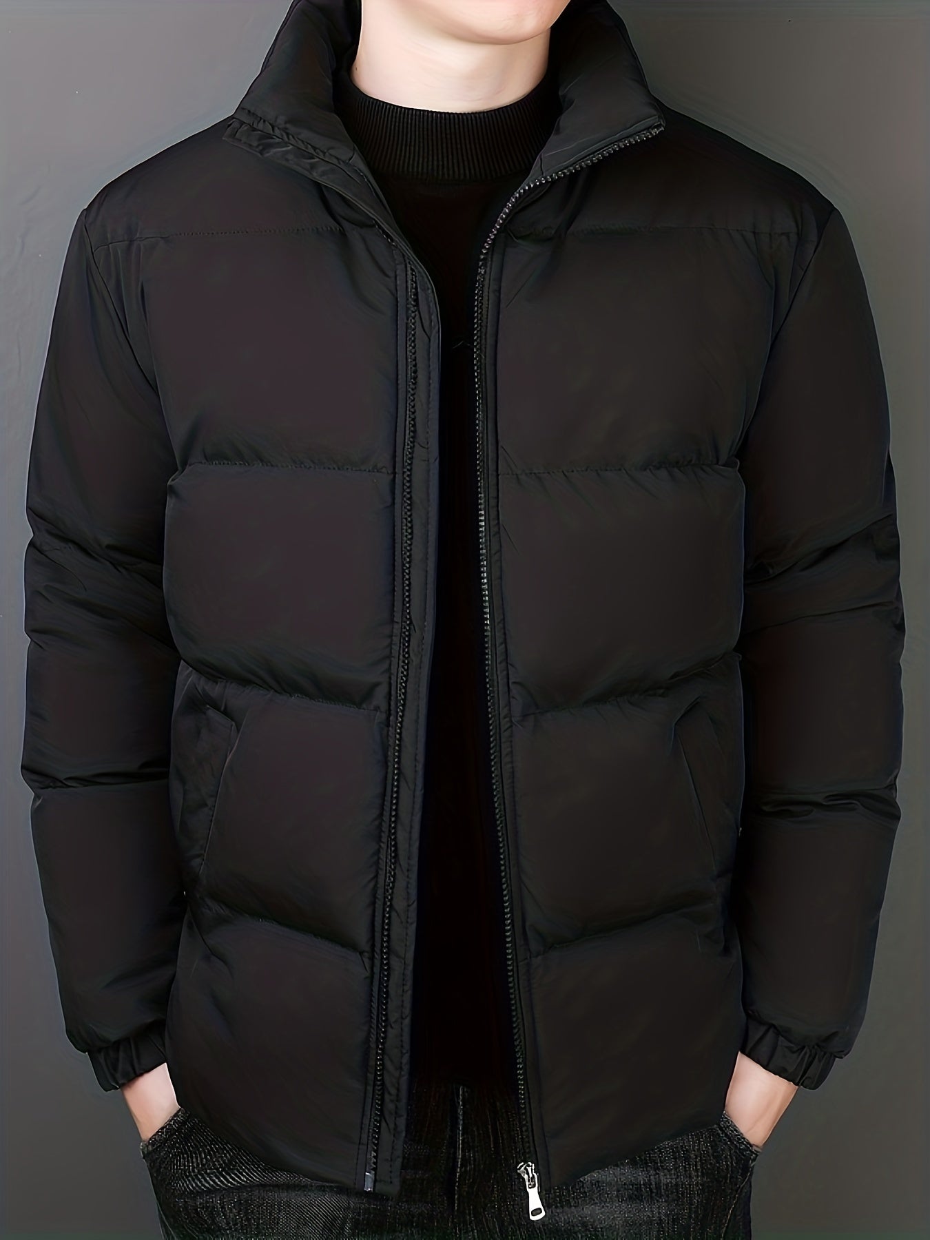 Stilvolle gepolsterte lässige Winterjacke für Herren | Ideal für den Winter