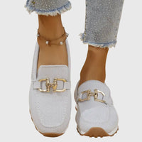 Elsie | Orthopädische Loafer-Sneaker in Weiß