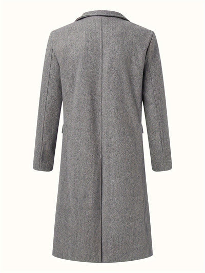 Stilvolle Retro Trench Winterjacke für Herren | Ideal für den Winter