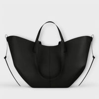 Aura | Damen Tragetasche Modern Tote Casual Alltag Urban Stilvoll in Schwarz
